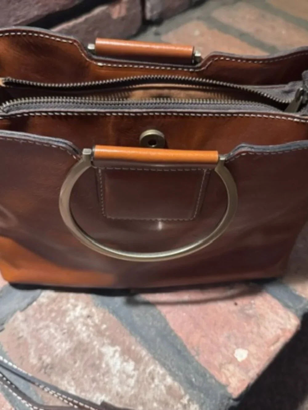Patricia Nash Empoli Leather Satchel
